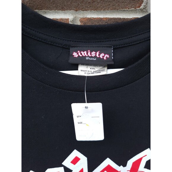 Vtg Chuck Liddell UFC Champion Shirt Mens XL Black Sinister Brand Ice Man - Picture 5 of 6